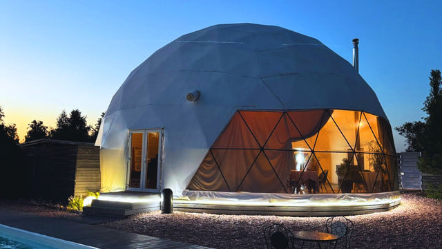 How do you finance a geodesic dome?