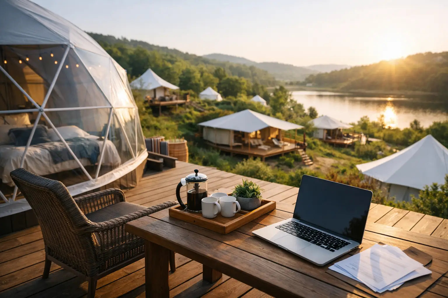 Glamping Resort Development That Starts to Earn