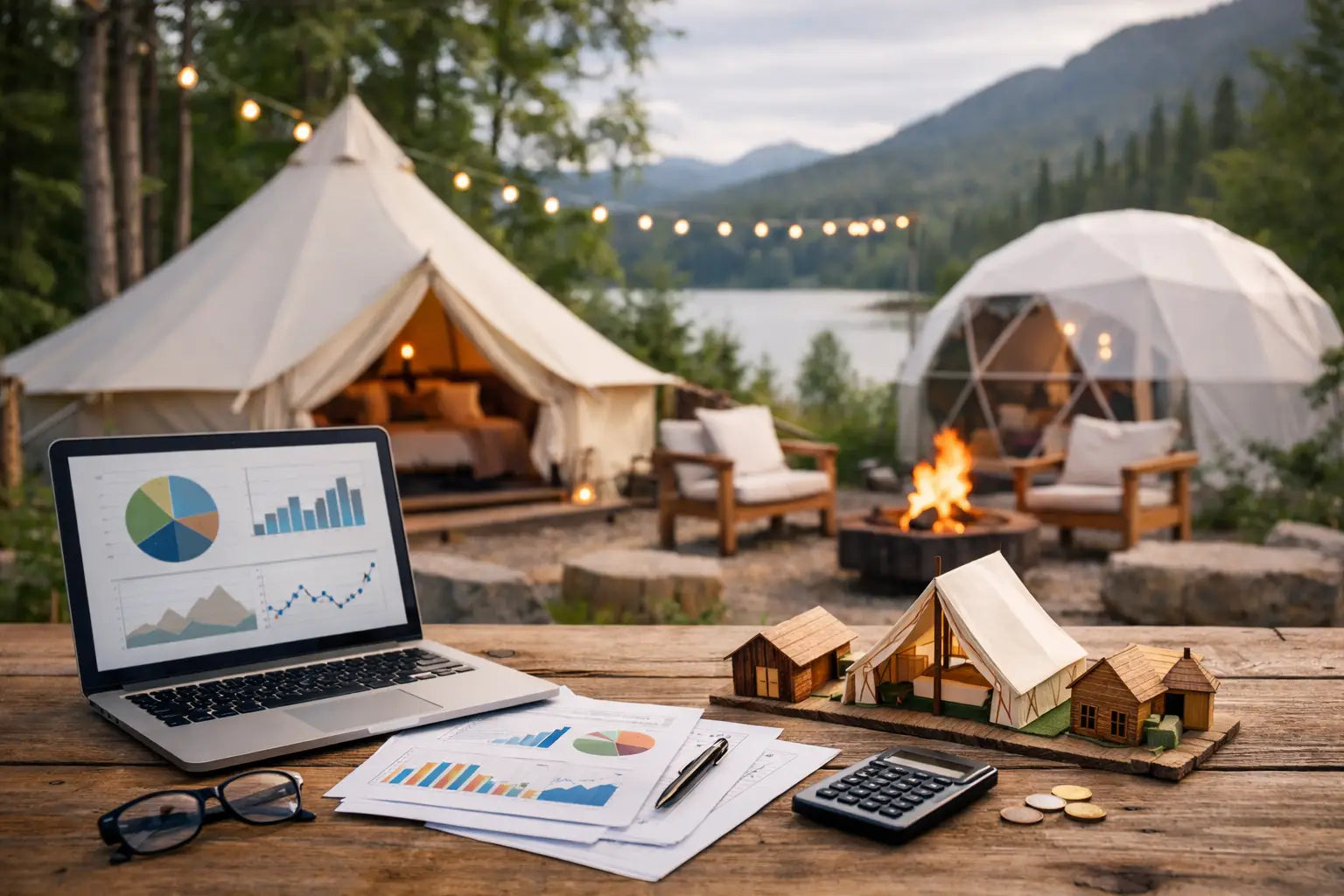 How a Glamping Business Feasibility Study Pays Off