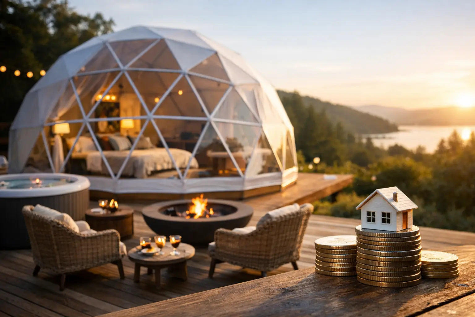 Geodesic Dome Kits for Rentals That Earn