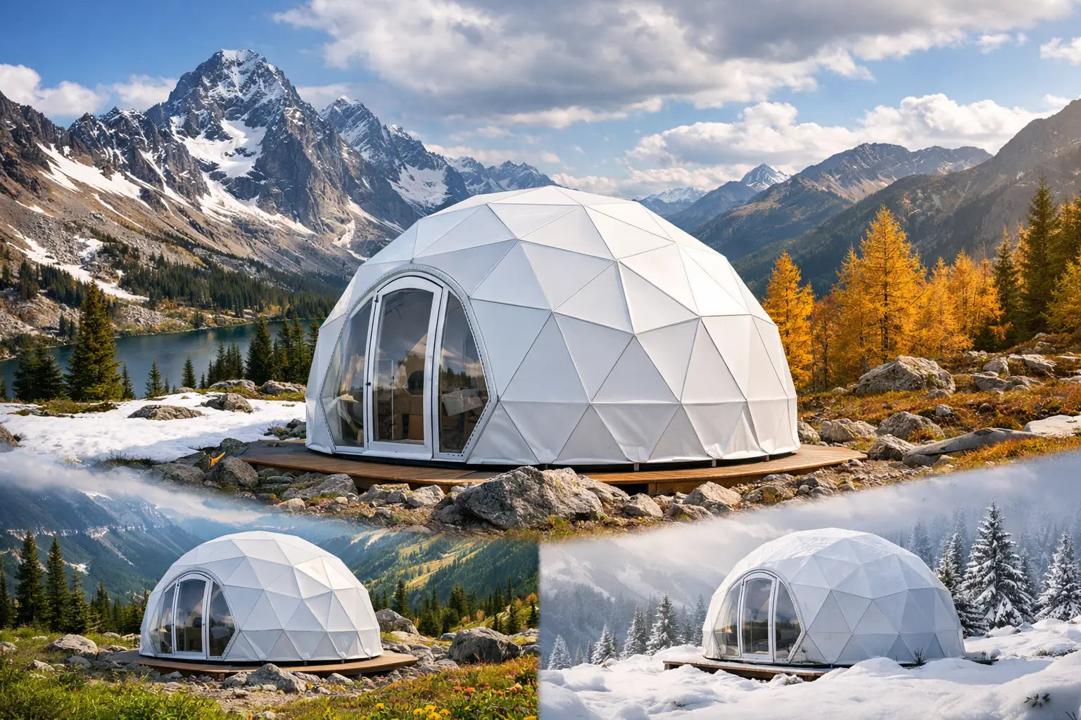 Mountain Weather Dome Shelter for Every Season