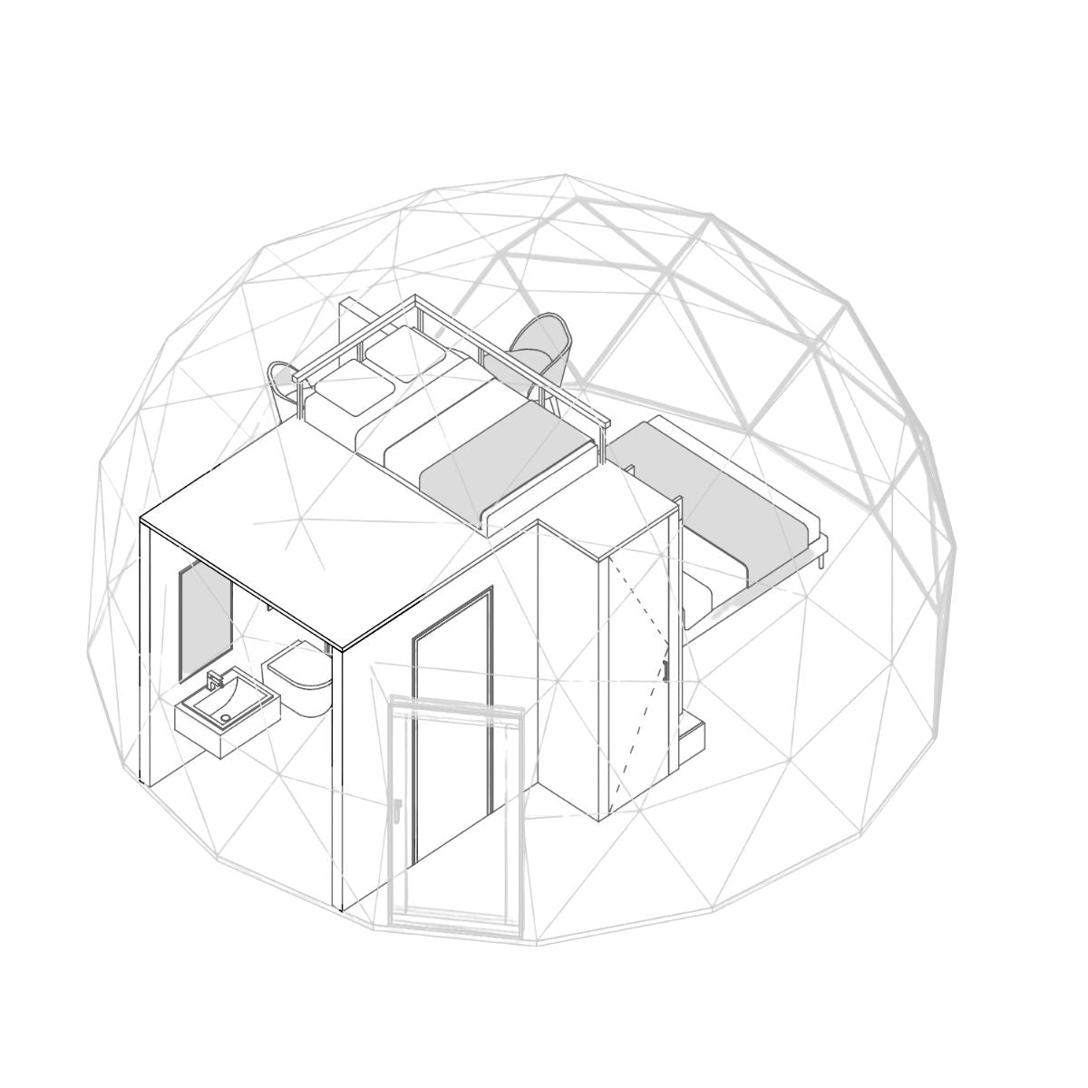 Dome 7 - 7m/23ft Geodesic Dome