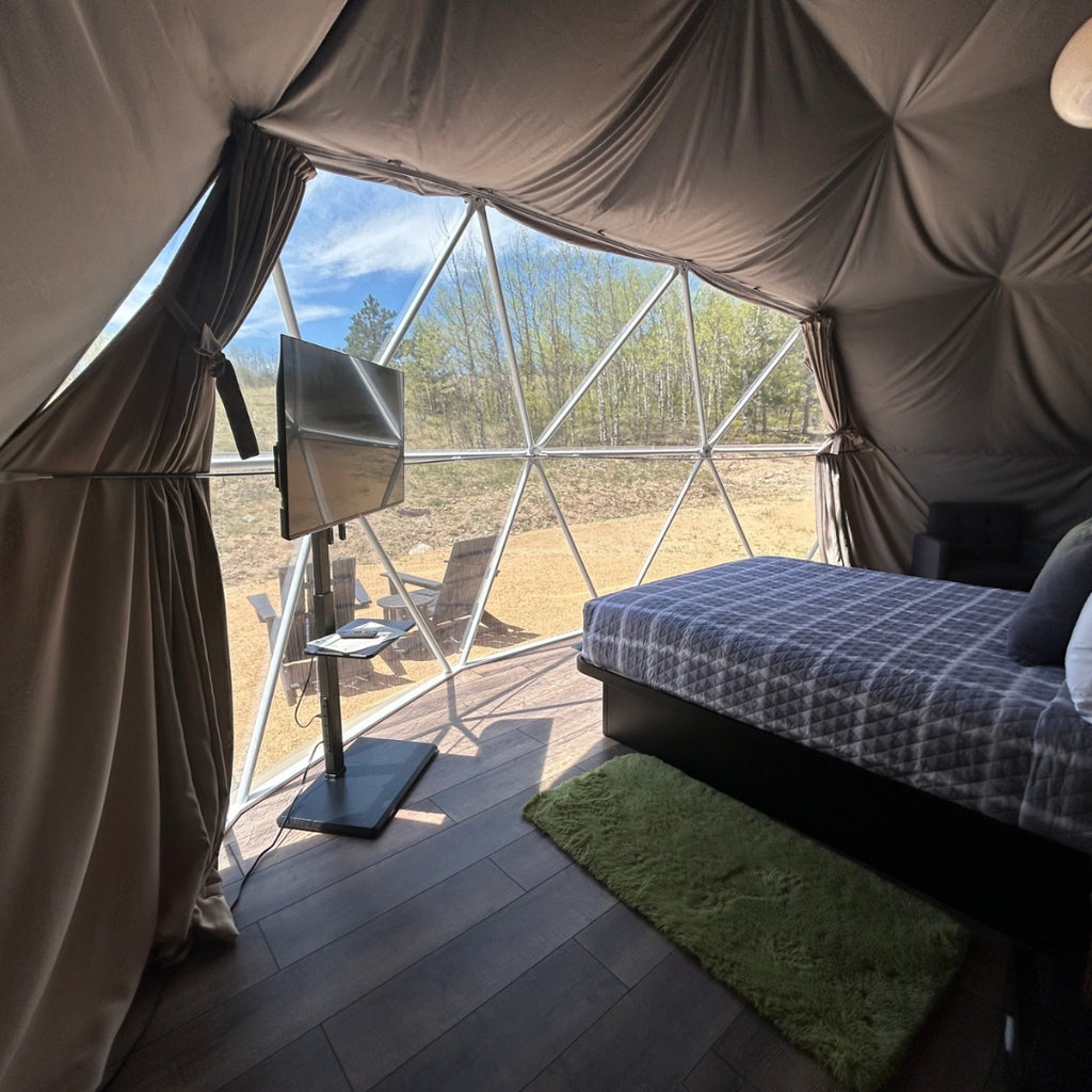 Harmony Dome 6 geodesic dome, 6m/20ft, interior living space